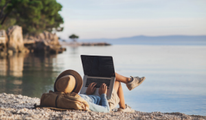 gig economy and franchising on the beach